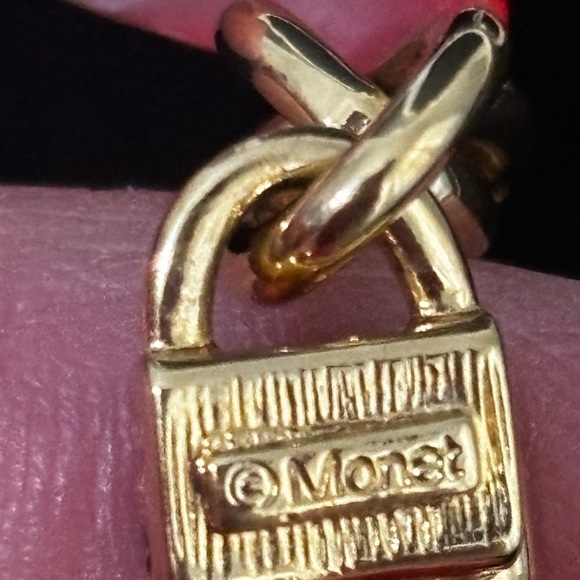 3 piece vintage Monet rhinestone cystal set - Picture 3 of 12